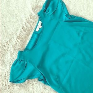 LOFT || S || Teal Top